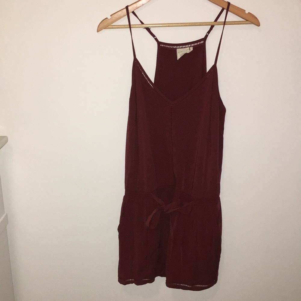 Maroon romper